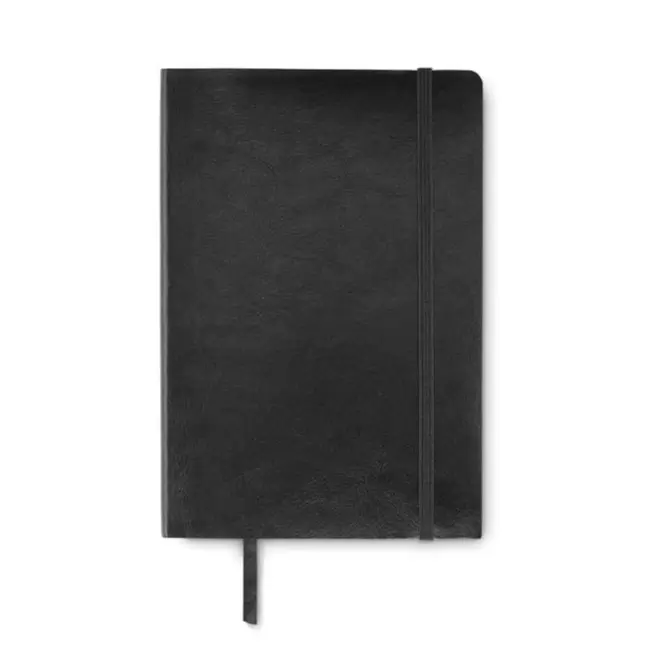 CARNET A5 RECYCLE SOUPLE PERSONNALISABLE 'LUGGATI' - noir