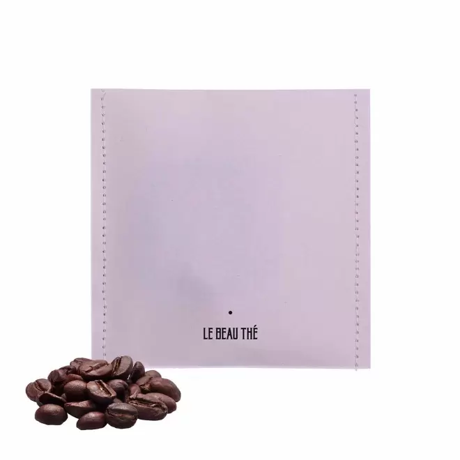 SACHET DE CAFE A INFUSER PERSONNALISABLE 'YUNN' - violet