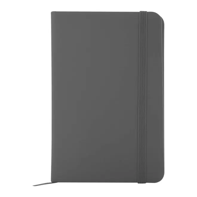 CARNET A6 PU RECYCLE NON LIGNE PERSONNALISABLE 'LUGGATE' - gris