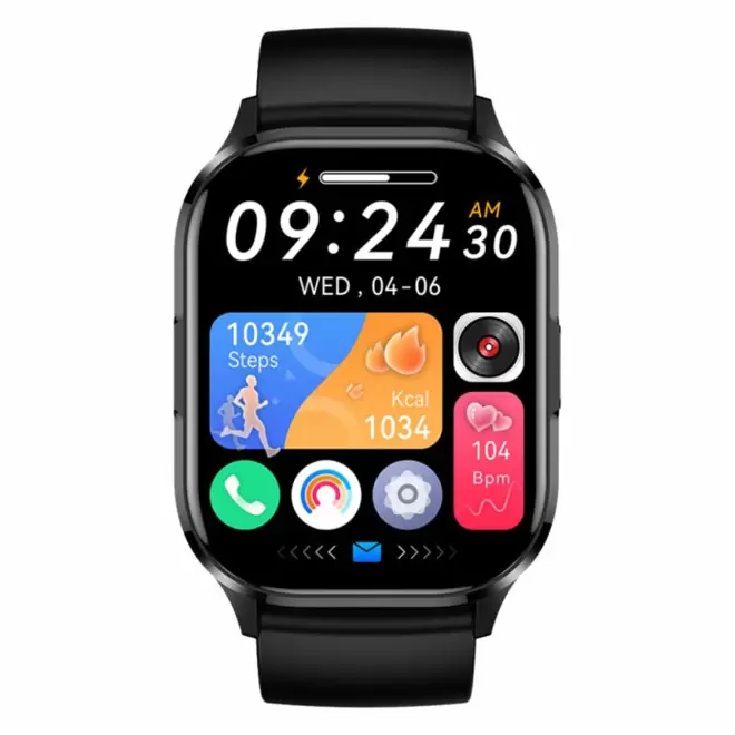MONTRE CONNECTE PERSONNALISABLE 'WORKFIT 2' - noir