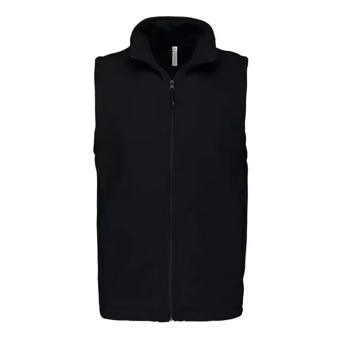 POLAIRE PERSONNALISABLE BODYWARMER HOMME 'KARIPOL BW' - noir