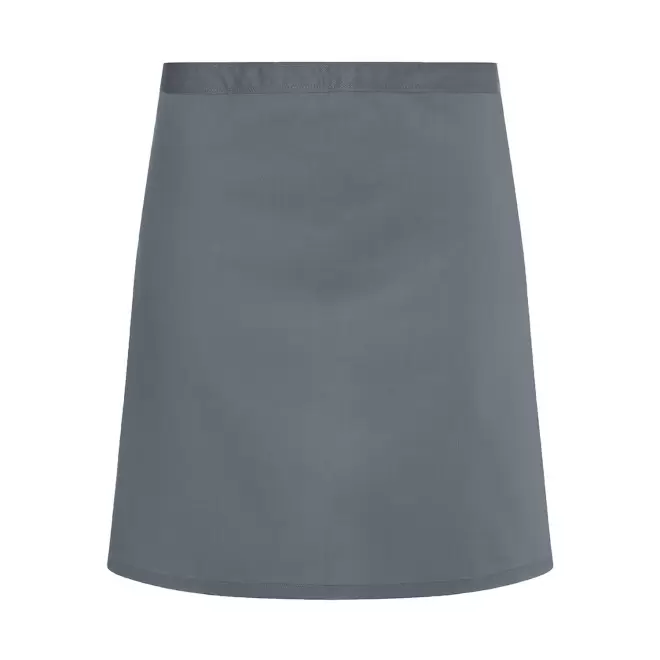 TABLIER MI-LONG KARLOWSKY PERSONNALISABLE 'WAIST APRON' - gris anthracite