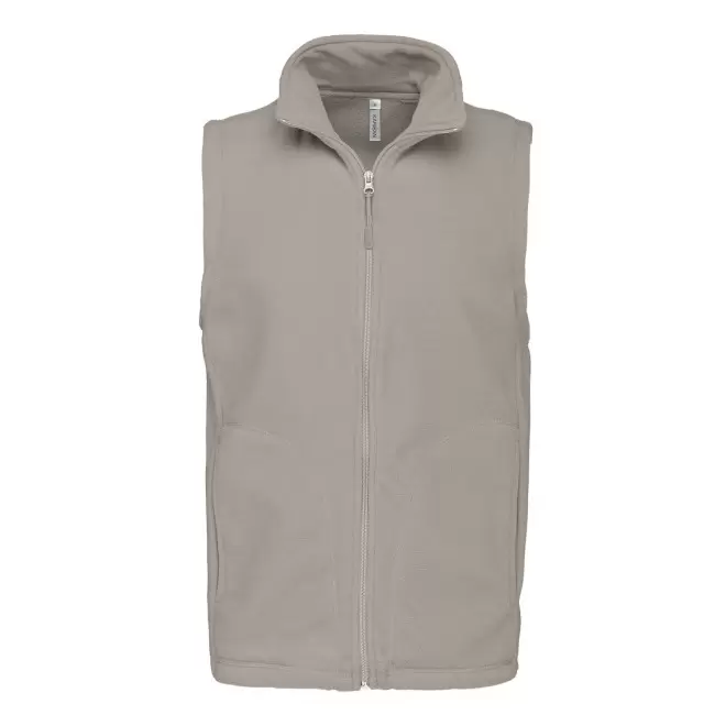 POLAIRE PERSONNALISABLE BODYWARMER HOMME 'KARIPOL BW' - beige