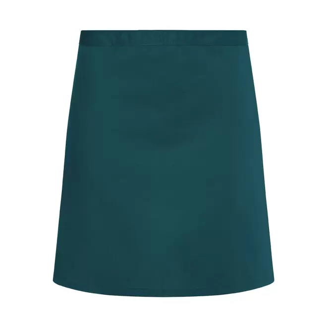 TABLIER MI-LONG KARLOWSKY PERSONNALISABLE 'WAIST APRON' - bleu canard