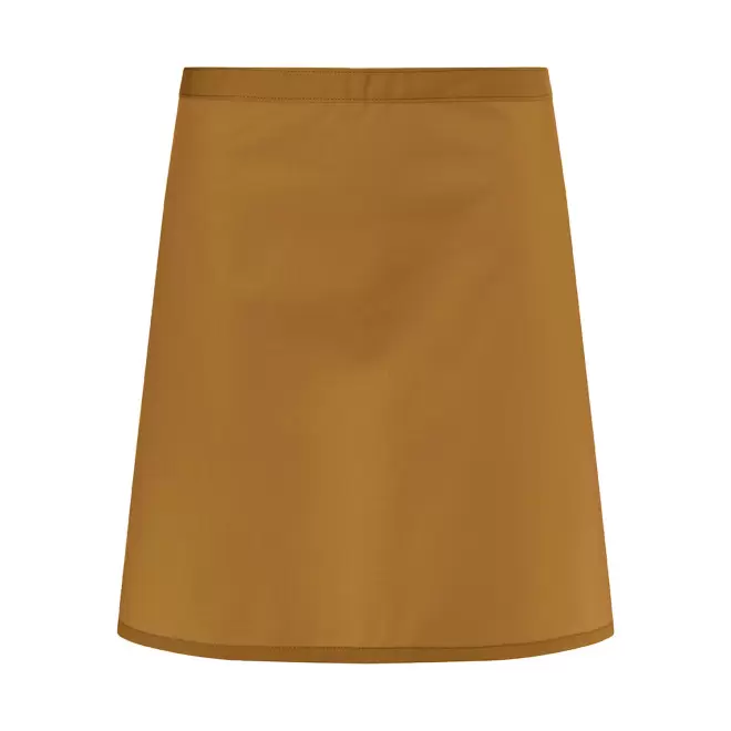 TABLIER MI-LONG KARLOWSKY PERSONNALISABLE 'WAIST APRON' - jaune moutarde