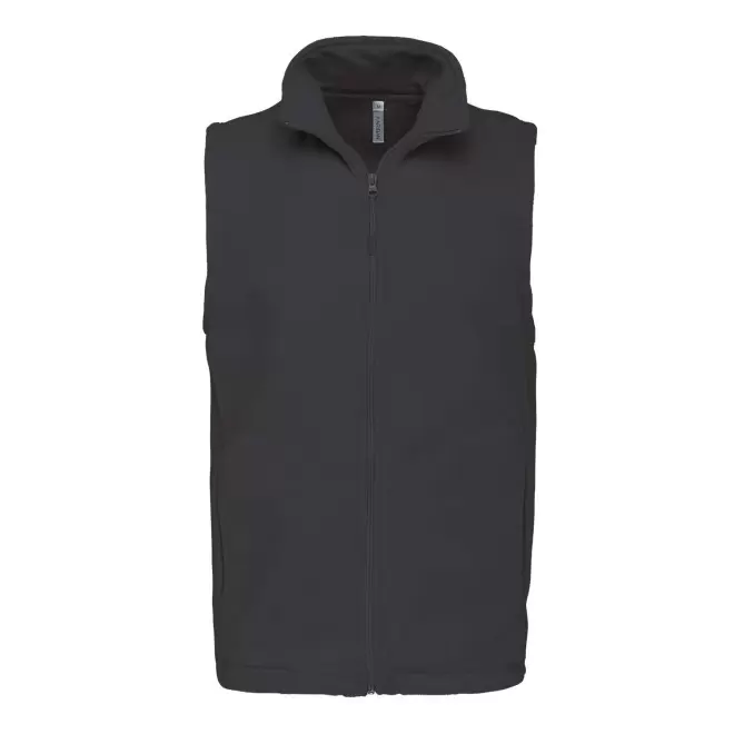 POLAIRE PERSONNALISABLE BODYWARMER HOMME 'KARIPOL BW' - gris foncé
