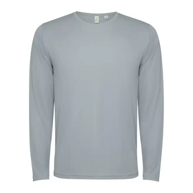 TEE-SHIRT ML SPORT MIXTE PERSONNALISABLE 'ESTORIL' - gris