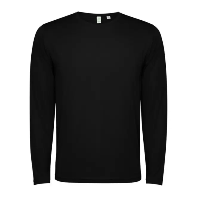TEE-SHIRT ML SPORT MIXTE PERSONNALISABLE 'ESTORIL' - noir