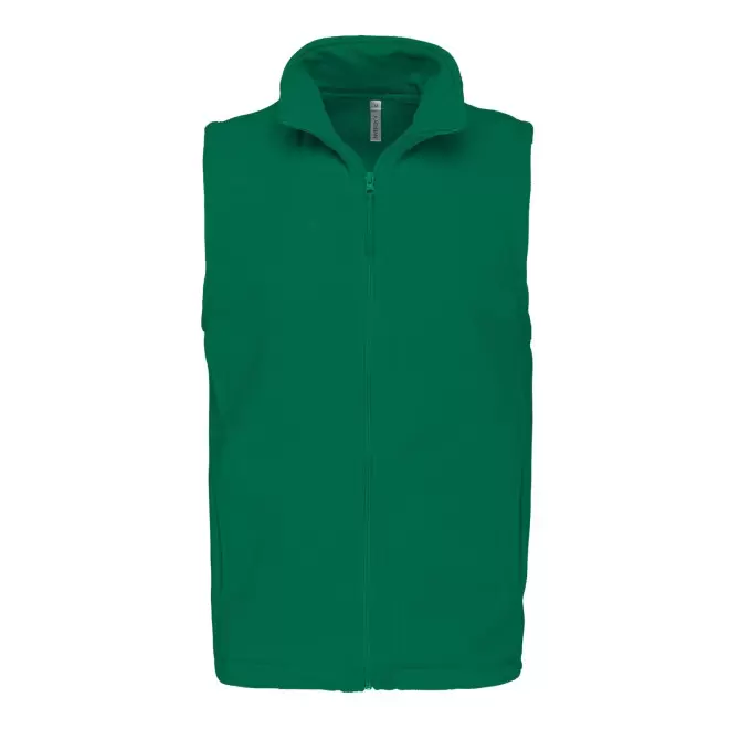 POLAIRE PERSONNALISABLE BODYWARMER HOMME 'KARIPOL BW' - vert