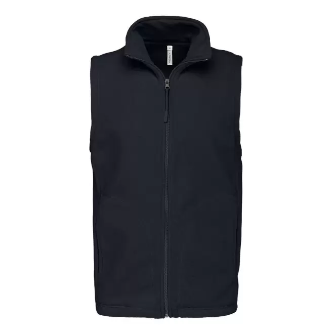 POLAIRE PERSONNALISABLE BODYWARMER HOMME 'KARIPOL BW' - bleu marine