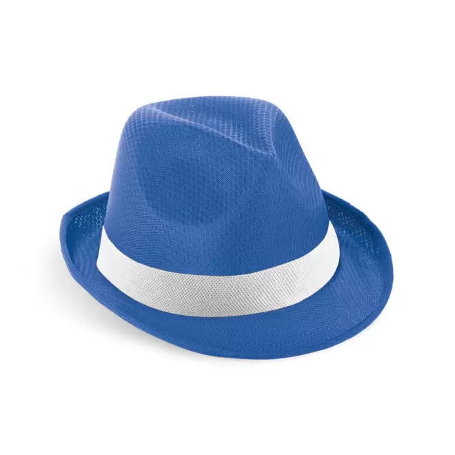 CHAPEAU AVEC BANDEAU PERSONNALISABLE 'BRAZ COULEUR' 4J - bleu