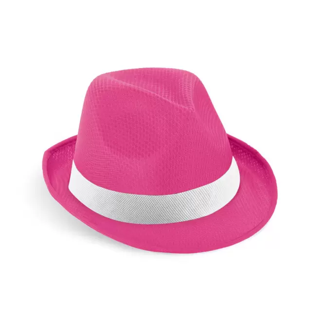 CHAPEAU AVEC BANDEAU PERSONNALISABLE 'BRAZ COULEUR' 4J - rose