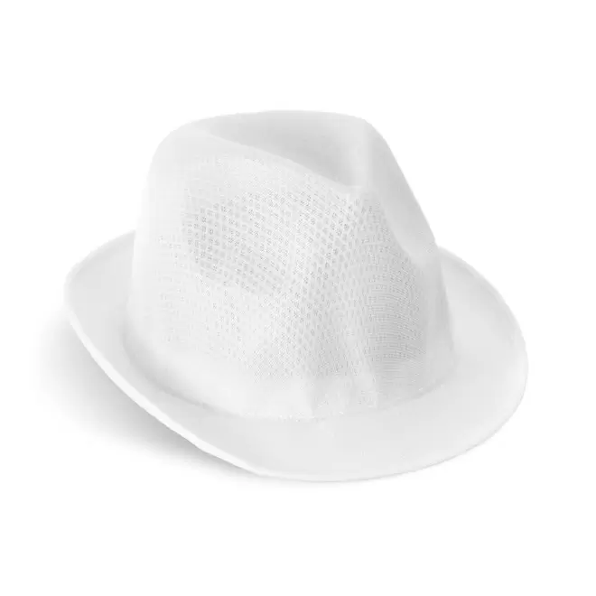CHAPEAU SANS BANDEAU PERSONNALISABLE 'BRAZ COULEUR' 4J - blanc