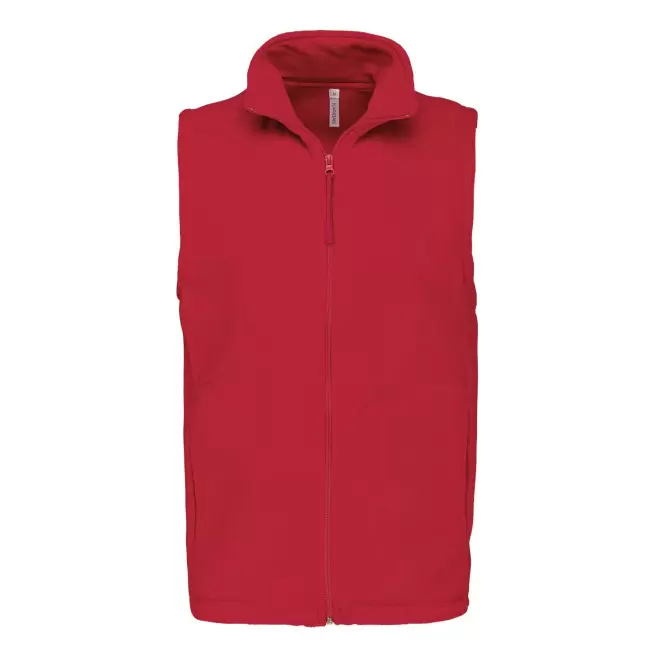 POLAIRE PERSONNALISABLE BODYWARMER HOMME 'KARIPOL BW' - rouge