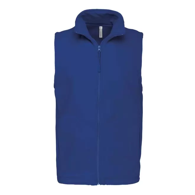 POLAIRE PERSONNALISABLE BODYWARMER HOMME 'KARIPOL BW' - bleu royal