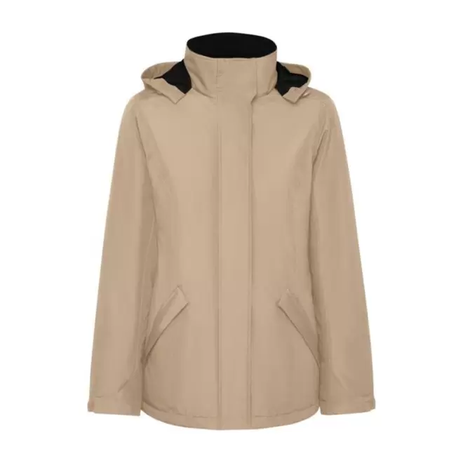 VESTE PARKA FEMME PERSONNALISEE 'AMERICA' - beige