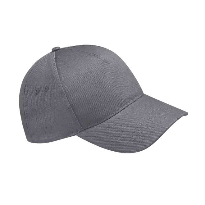 CASQUETTE BEECHFIELD PERSONNALISABLE 'ULTIMATE 5 PANEL' - gris foncé