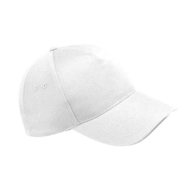 CASQUETTE BEECHFIELD PERSONNALISABLE 'ULTIMATE 5 PANEL' - blanc