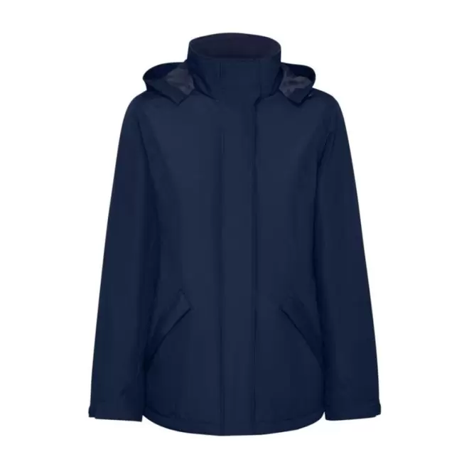 VESTE PARKA FEMME PERSONNALISEE 'AMERICA' - bleu marine