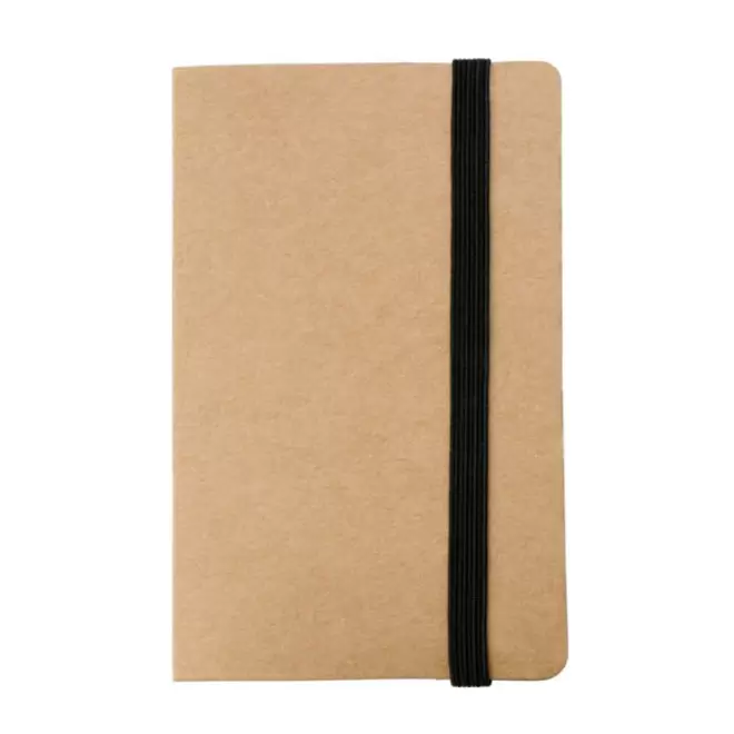 POCHETTE MARQUE-PAGES PERSONNALISABLE 'TAZY' - naturel/noir