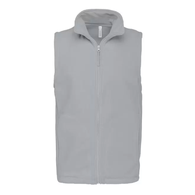 POLAIRE PERSONNALISABLE BODYWARMER HOMME 'KARIPOL BW' - gris clair