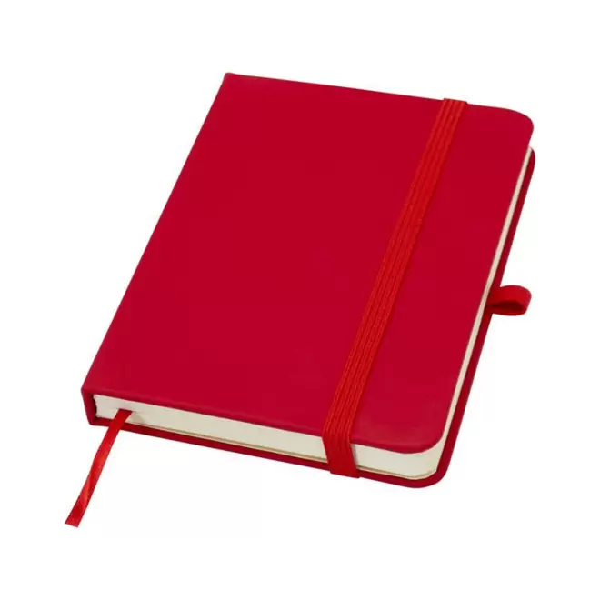 CARNET A6 AVEC PORTE STYLO PERSONNALISABLE 'MARTIN PLUS' - rouge