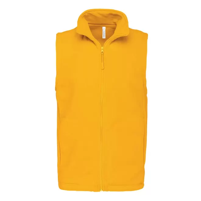 POLAIRE PERSONNALISABLE BODYWARMER HOMME 'KARIPOL BW' - jaune