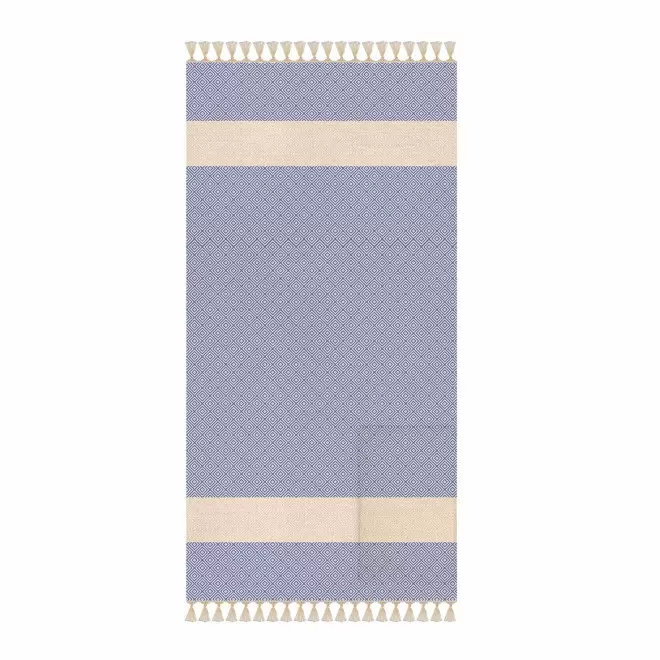 SAC A DOS FOUTA PERSONNALISE 'CAREO ECO' - bleu