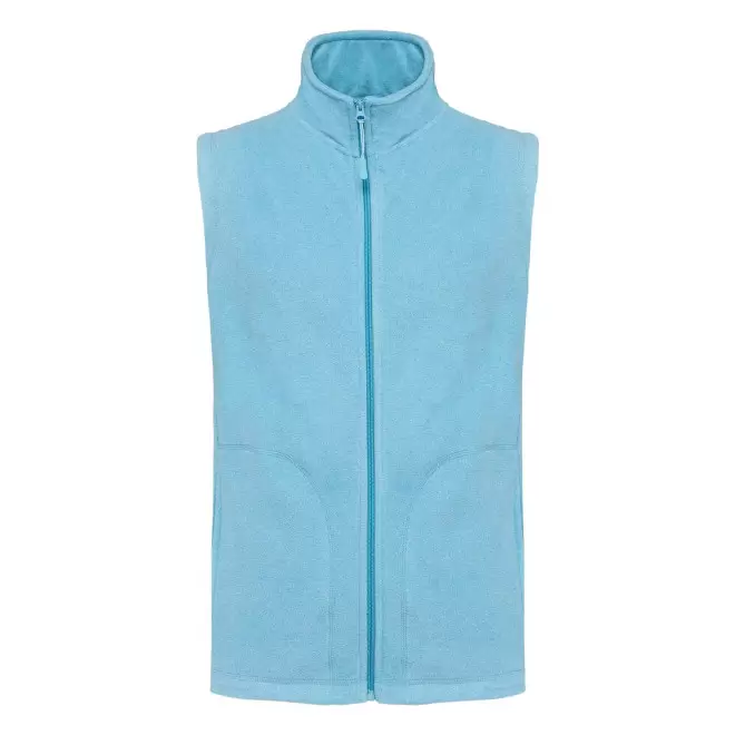 POLAIRE PERSONNALISABLE BODYWARMER HOMME 'KARIPOL BW' - bleu chiné