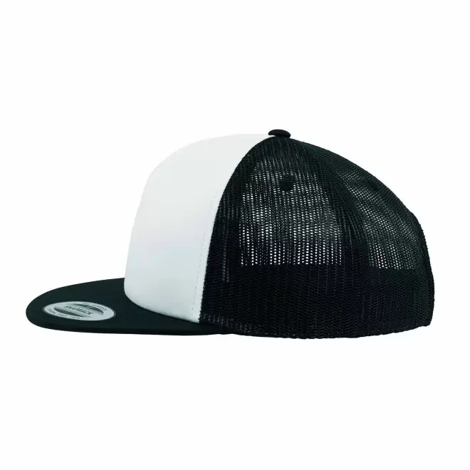 CASQUETTE TRUCKER PERSONNALISÉE PLATE 'FRITZ' - noir/blanc/noir
