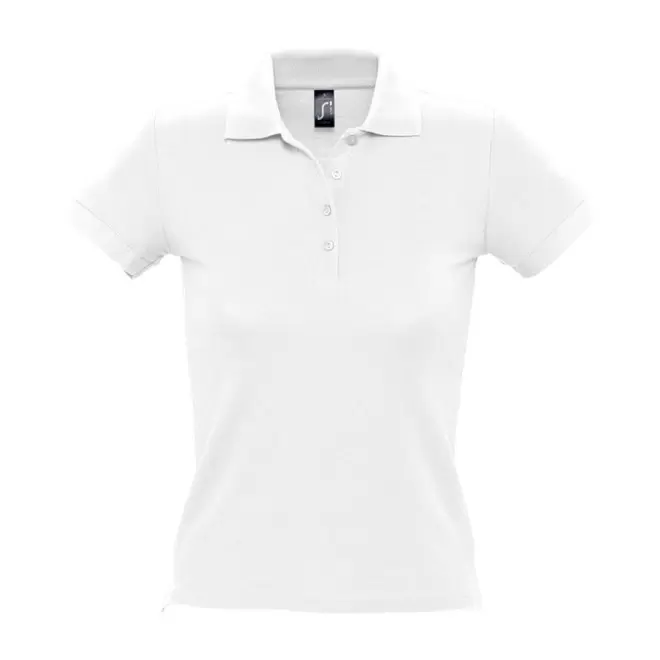 POLO PUBLICITAIRE FEMME 'PEOPLE' BLANC 210 GR/M² - blanc