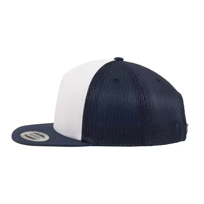 CASQUETTE TRUCKER PERSONNALISÉE PLATE 'FRITZ' - marine/blanc/marine