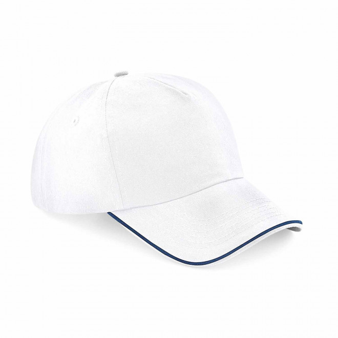 CASQUETTE PERSONNALISABLE 'FRANKI' - blanc/marine