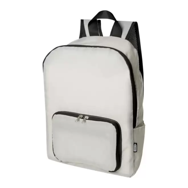 SAC A DOS PLIABLE PERSONNALISE EN RPET 'LANADEL' - beige