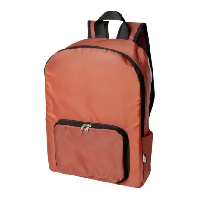 SAC A DOS PLIABLE PERSONNALISE EN RPET 'LANADEL' - rouge