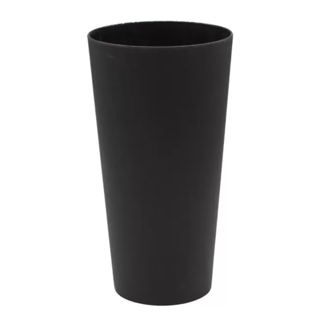 GOBELET PERSONNALISÉ RÉUTILISABLE QUADRI 60 CL 'CUP' - noir opaque