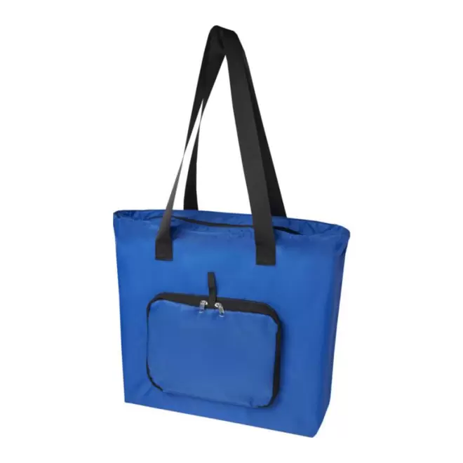 SAC SHOPPING PLIABLE RPET PERSONNALISE 'LANADEL' - bleu