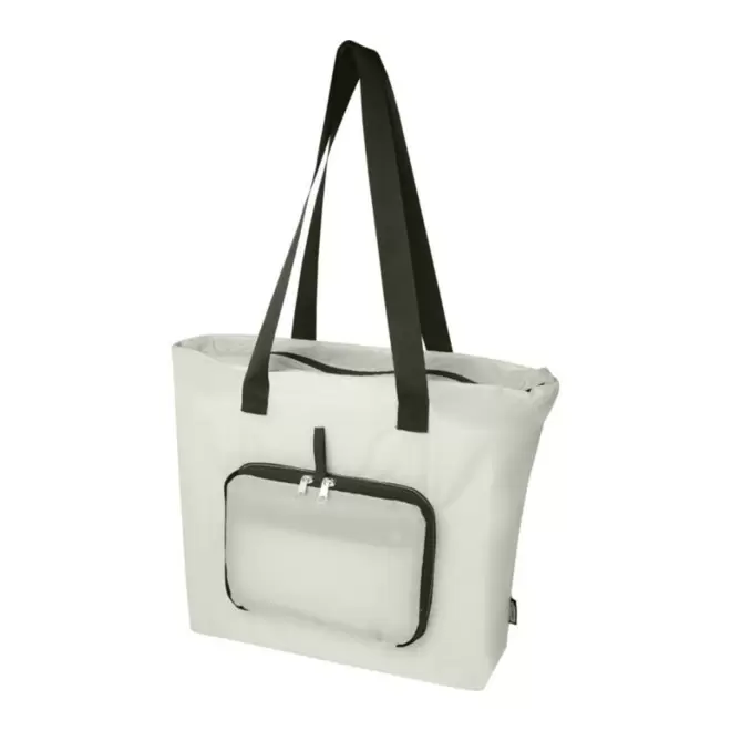SAC SHOPPING PLIABLE RPET PERSONNALISE 'LANADEL' - beige