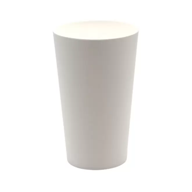 GOBELET PERSONNALISÉ RÉUTILISABLE QUADRI 30 CL 'CUP' - blanc opaque