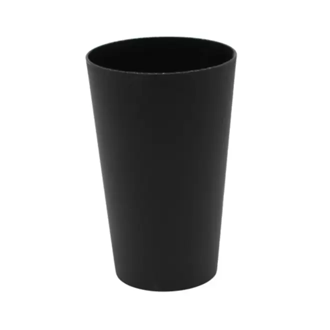 GOBELET PERSONNALISÉ RÉUTILISABLE QUADRI 30 CL 'CUP' - noir opaque