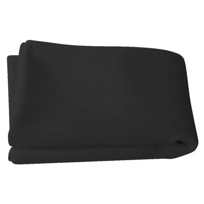 DRAP DE BAIN MICROFIBRE PERSONNALISABLE 100X150 CM 'POLLY' - noir