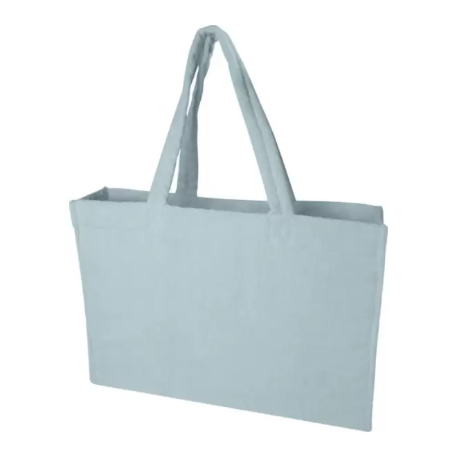 SAC EN EPONGE PERSONNALISE 'SANDY' - bleu clair