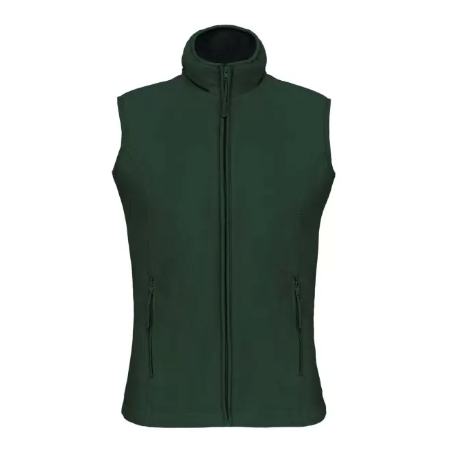 POLAIRE PERSONNALISABLE BODYWARMER FEMME 'KARIPOL BW' - vert forêt