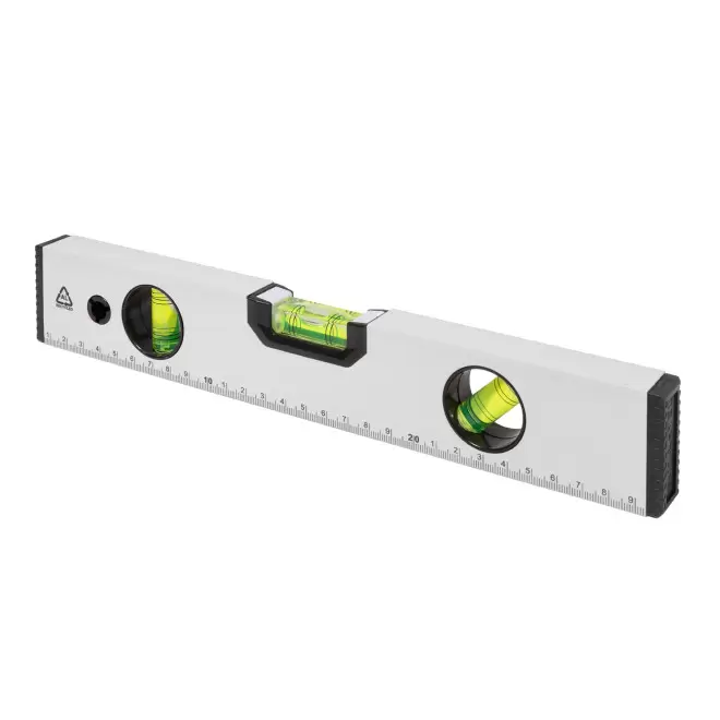 NIVEAU A BULLE MAGNETIQUE PERSONNALISABLE 'RATUPO' - blanc