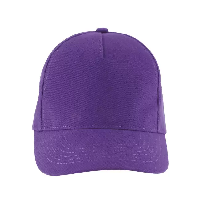 CASQUETTE PERSONNALISEE 'LONG BEACH' 260 GR/M² - violet foncé