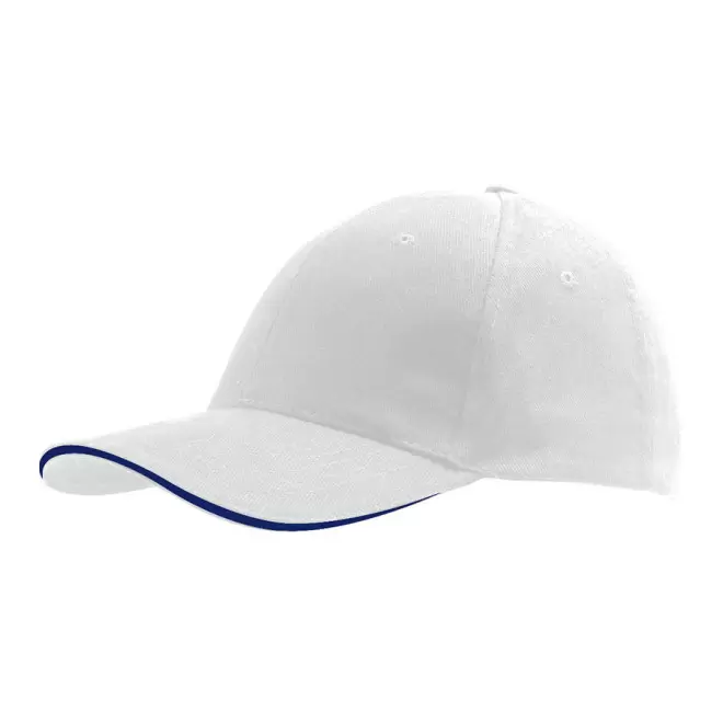CASQUETTE PUBLICITAIRE 'BUFFALO' 260 GR/M² - blanc/navy
