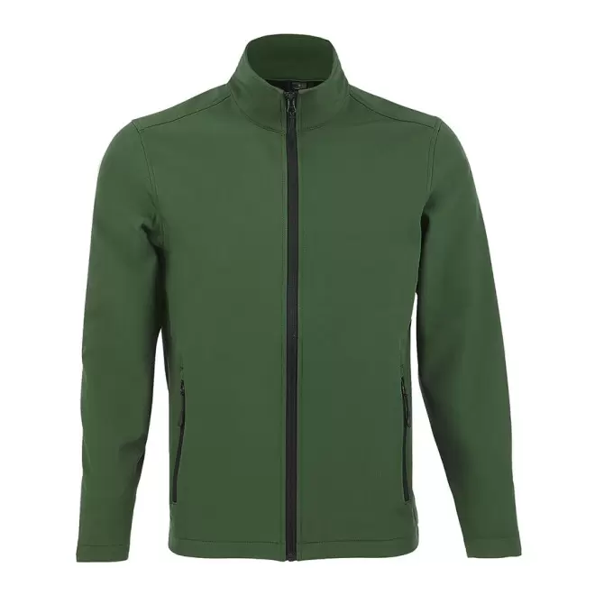 VESTE SOFTSHELL PERSONNALISÉE HOMME 'RACE' 280 GR/M² - vert bouteille