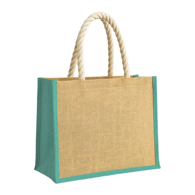 SAC EN JUTE PERSONNALISABLE 'PAROSY' - vert