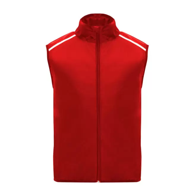 BODYWARMER SPORT MIXTE PERSONNALISE 'JANNU' - rouge