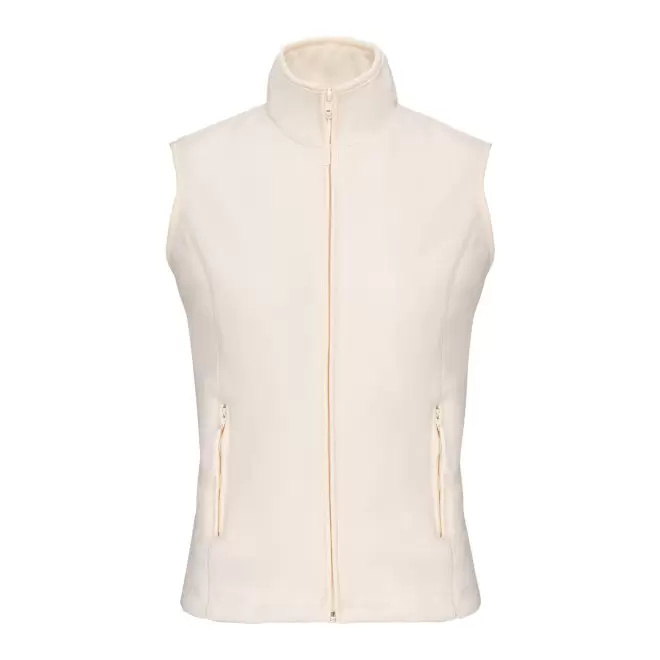 POLAIRE PERSONNALISABLE BODYWARMER FEMME 'KARIPOL BW' - crème